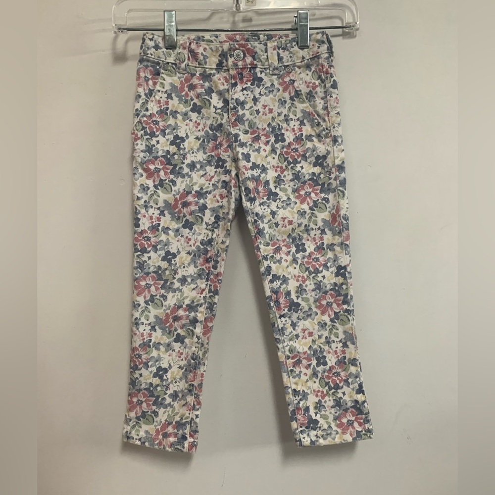 Ralph Lauren Kids Floral Print Skinny Jeans